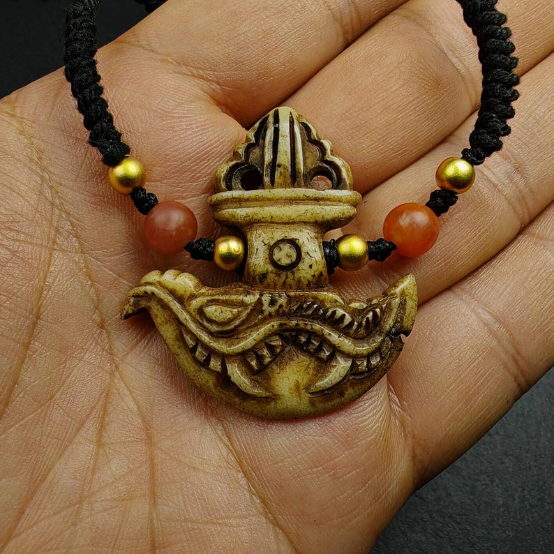 Tibetan Kapala Amulet | Kartika Pendant