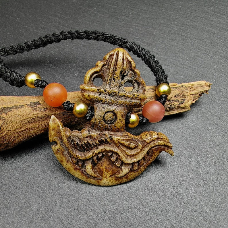 Tibetan Kapala Amulet | Kartika Pendant
