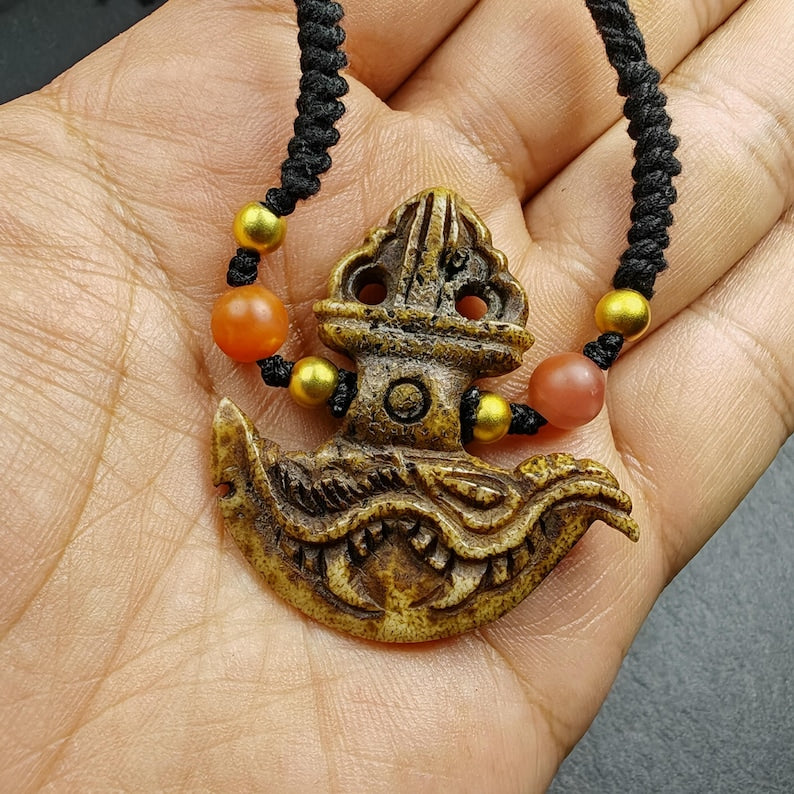 Tibetan Kapala Amulet | Kartika Pendant