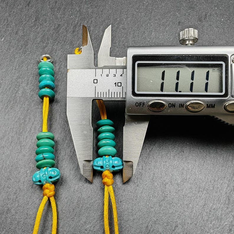 7mm Tibetan Turquoise Prayer Bead Counters