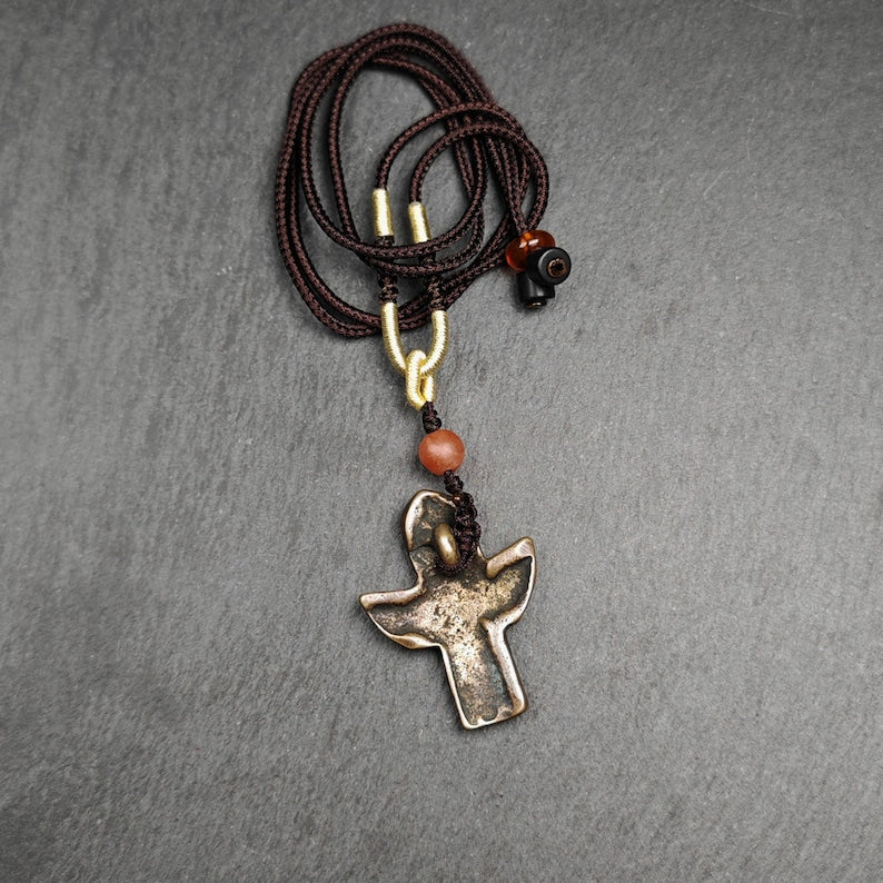 Tibetan Buddhist Amulet Pendant | Garuda Golden-Winged Bird