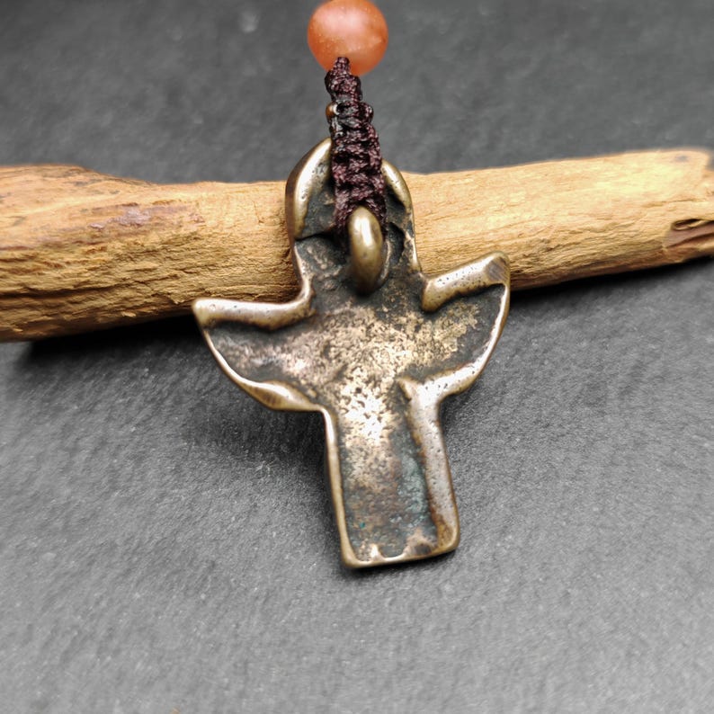 Tibetan Buddhist Amulet Pendant | Garuda Golden-Winged Bird