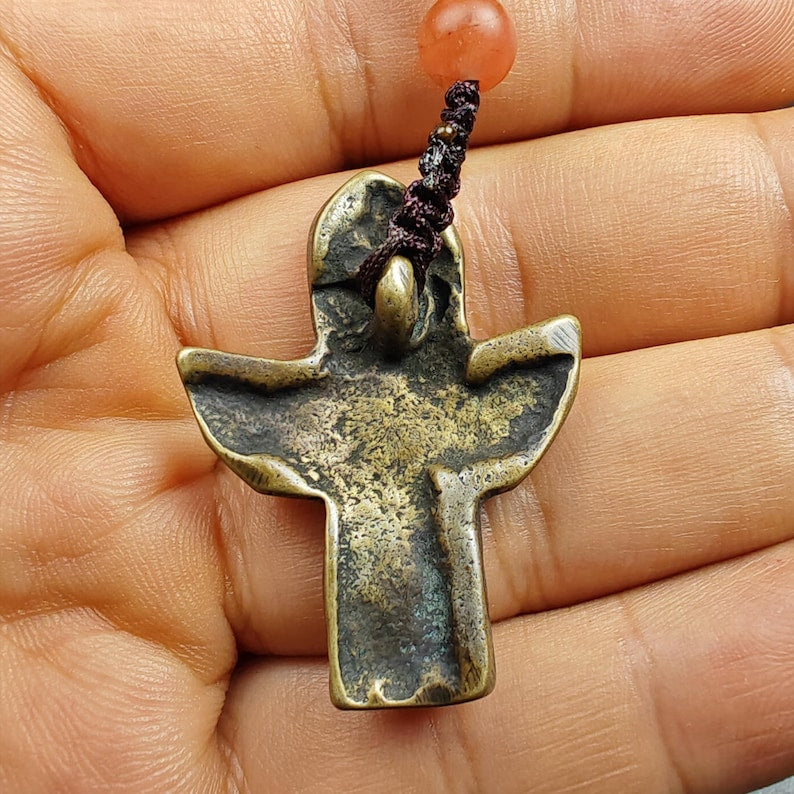 Tibetan Buddhist Amulet Pendant | Garuda Golden-Winged Bird