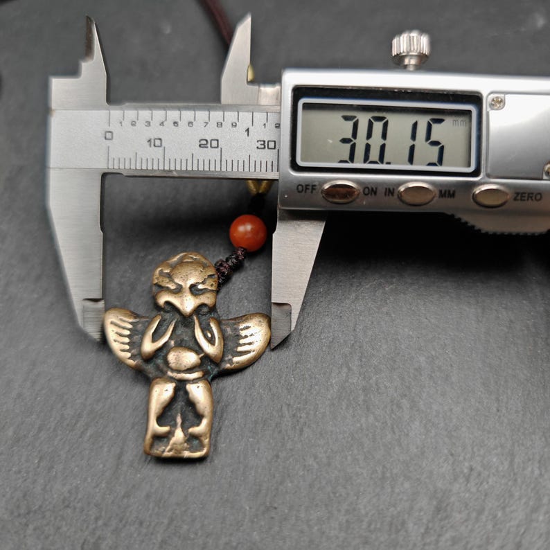 Tibetan Buddhist Amulet Pendant | Garuda Golden-Winged Bird