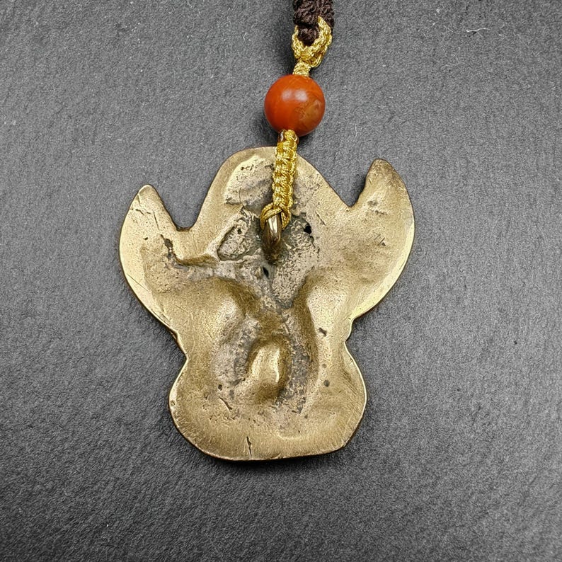 Tibetan Buddhist Amulet Pendant | Garuda Golden-Winged Bird