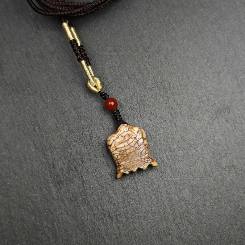 Old Citipati Skull Pendant | Tibetan Amulet