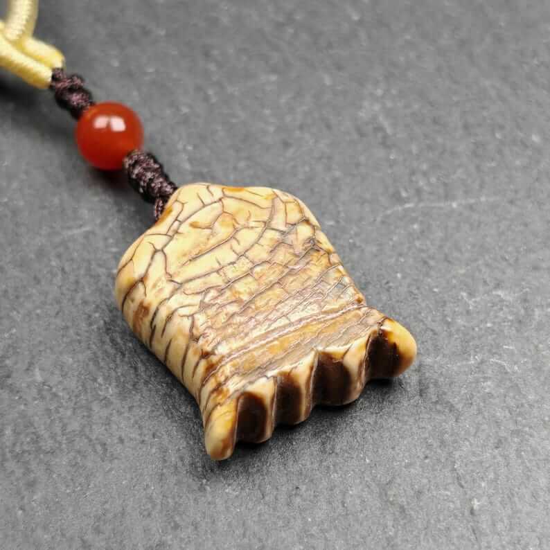 Old Citipati Skull Pendant | Tibetan Amulet