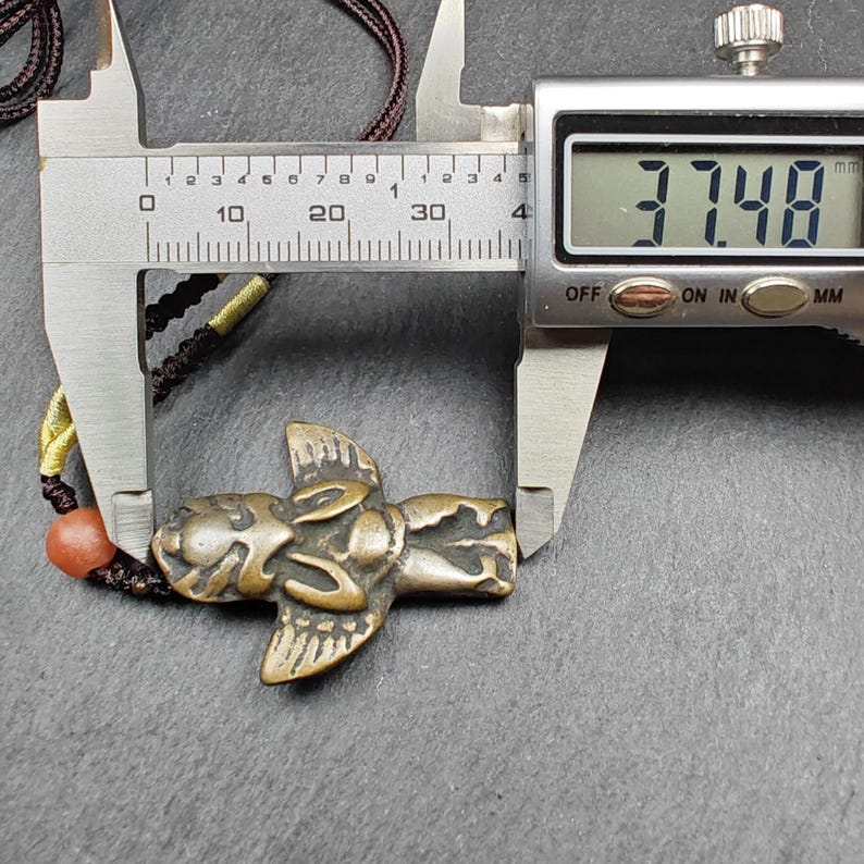 Tibetan Buddhist Amulet Pendant | Garuda Golden-Winged Bird