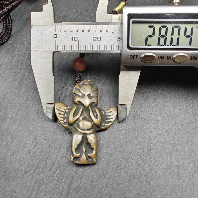 Tibetan Buddhist Amulet Pendant | Garuda Golden-Winged Bird