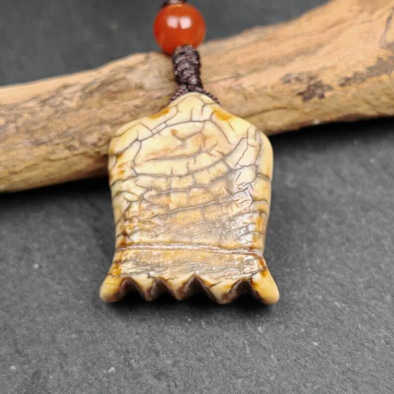 Old Citipati Skull Pendant | Tibetan Amulet