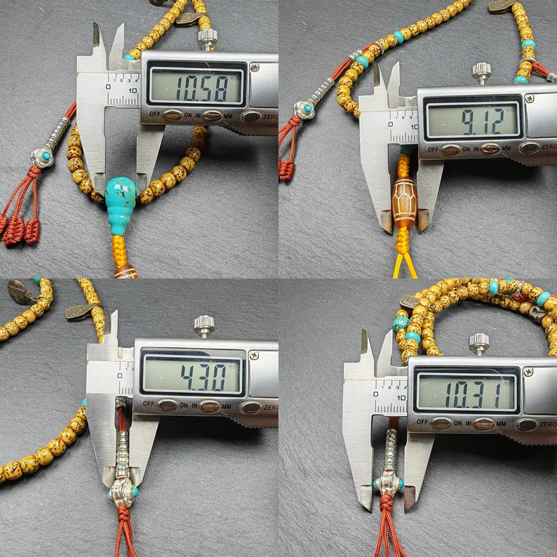 Authentic 5+mm Lotus Seed Necklace Mala for Women