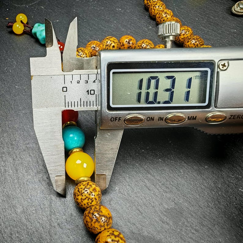 Old 9mm Lotus Seed Necklace Mala