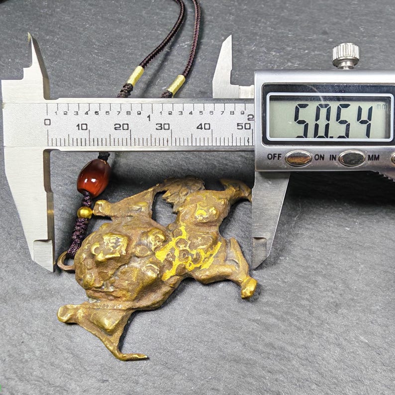 Authentic Tibetan Snow Lion Amulet