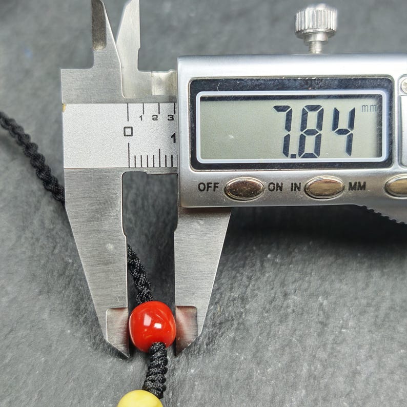 Vintage Fire Lotus Dzi Bead Necklace | 31*15mm