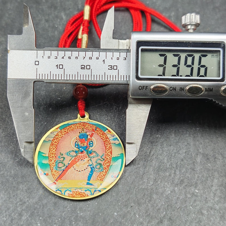 Chakrasamvara + Mahakala Amulet (Double Sided ) 34mm