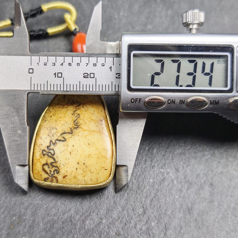 Shield-shaped Kapala Amulet - 37mm × 27mm - Decades Old Gandhanra-ART