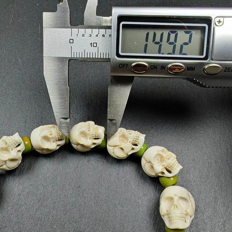 Citipat Skull Bead Bracelet,Wrist Mala - Gandhanra-ART