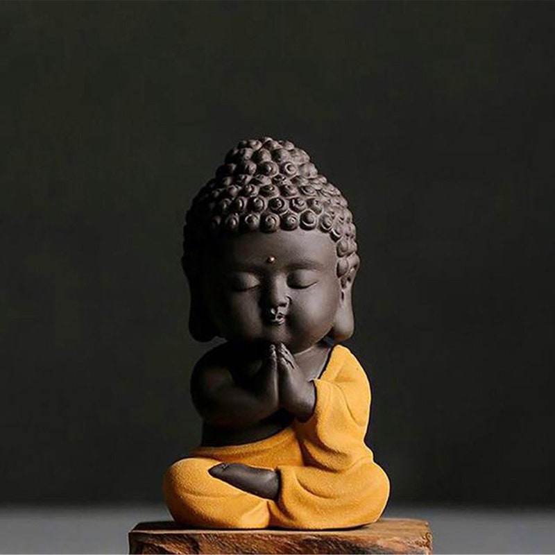 Purple Sand Meditation Buddha Statues - Gandhanra-ART