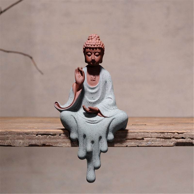 Purple Sand Shakyamuni,Avalokiteshvara,Ksitigarba Buddha Statues - Gandhanra-ART