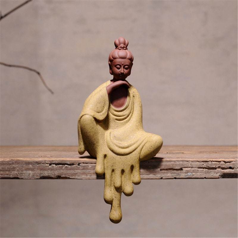 Purple Sand Shakyamuni,Avalokiteshvara,Ksitigarba Buddha Statues - Gandhanra-ART