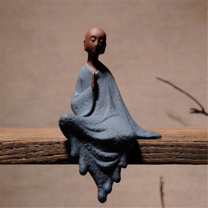 Purple Sand Mdeitation Statues - Gandhanra-ART