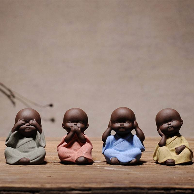 Purple Sand Meditation Buddha Statues - Gandhanra-ART