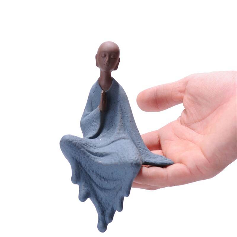 Purple Sand Mdeitation Statues - Gandhanra-ART