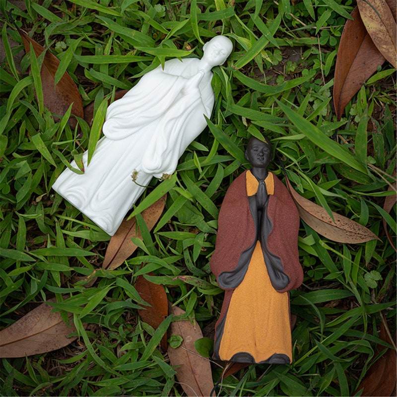 Purple Sand Mdeitation Buddha Statues - Gandhanra-ART