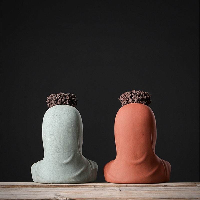 Purple Sand Bodhidharma Buddha Statues - Gandhanra-ART