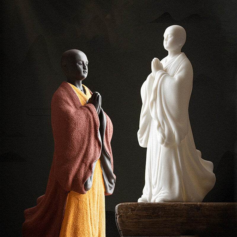 Purple Sand Mdeitation Buddha Statues - Gandhanra-ART