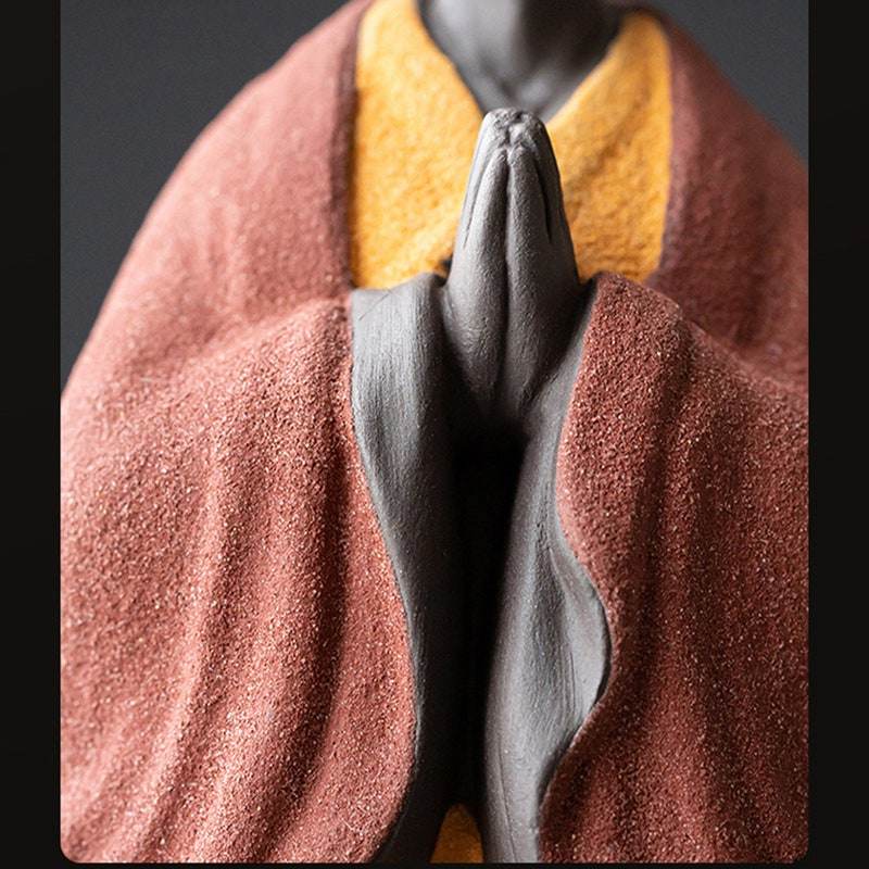 Purple Sand Mdeitation Buddha Statues - Gandhanra-ART