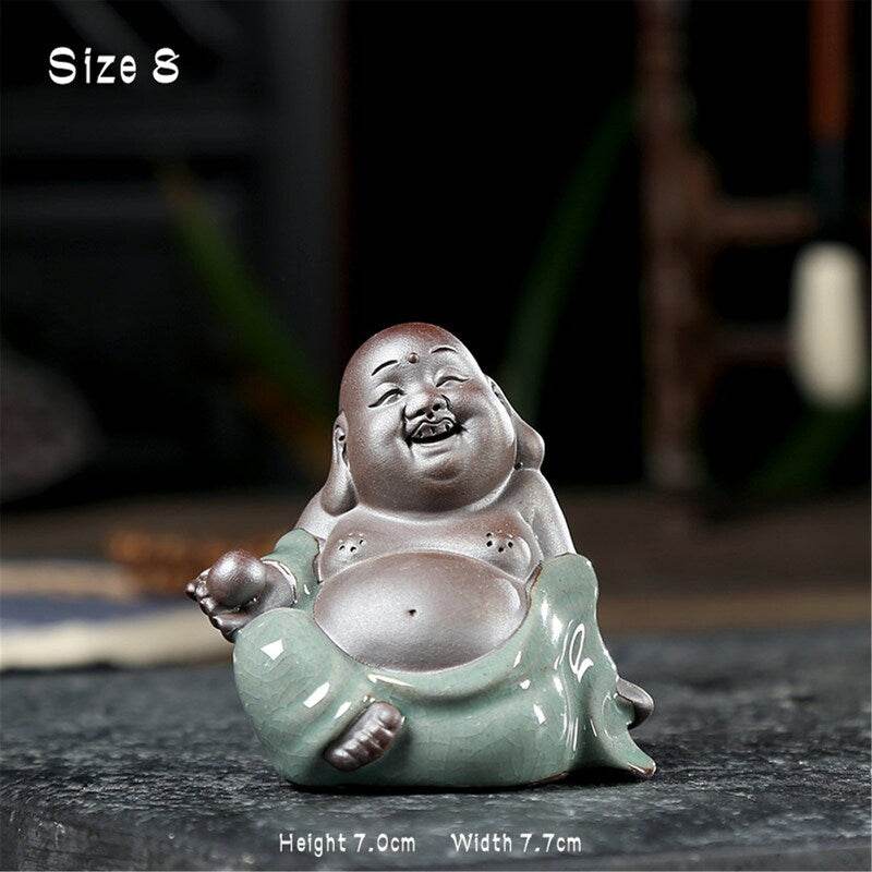 Ge Kiln Shakyamuni,Avalokiteshvara,Ksitigarba Buddha Statue - Gandhanra-ART