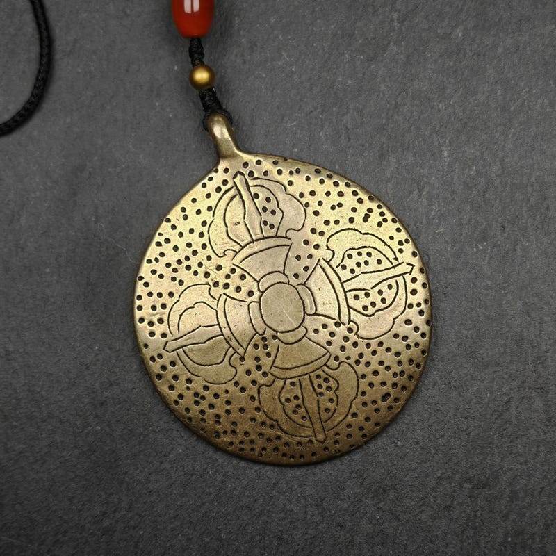 Buddhist Amulet,Melong SIPAHO,Mandala Flower Pattern - Gandhanra-ART