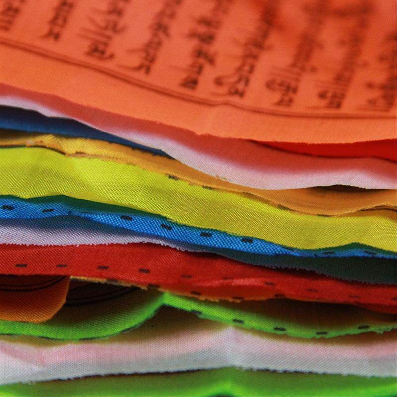 Prayer Flags of Akshobhya Buddha Mantra - Gandhanra-ART