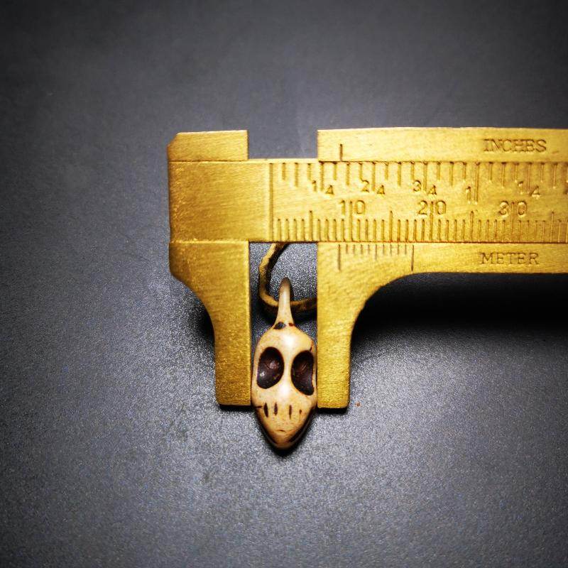 Amulet,Skull Bead Counter Clip - Gandhanra-ART