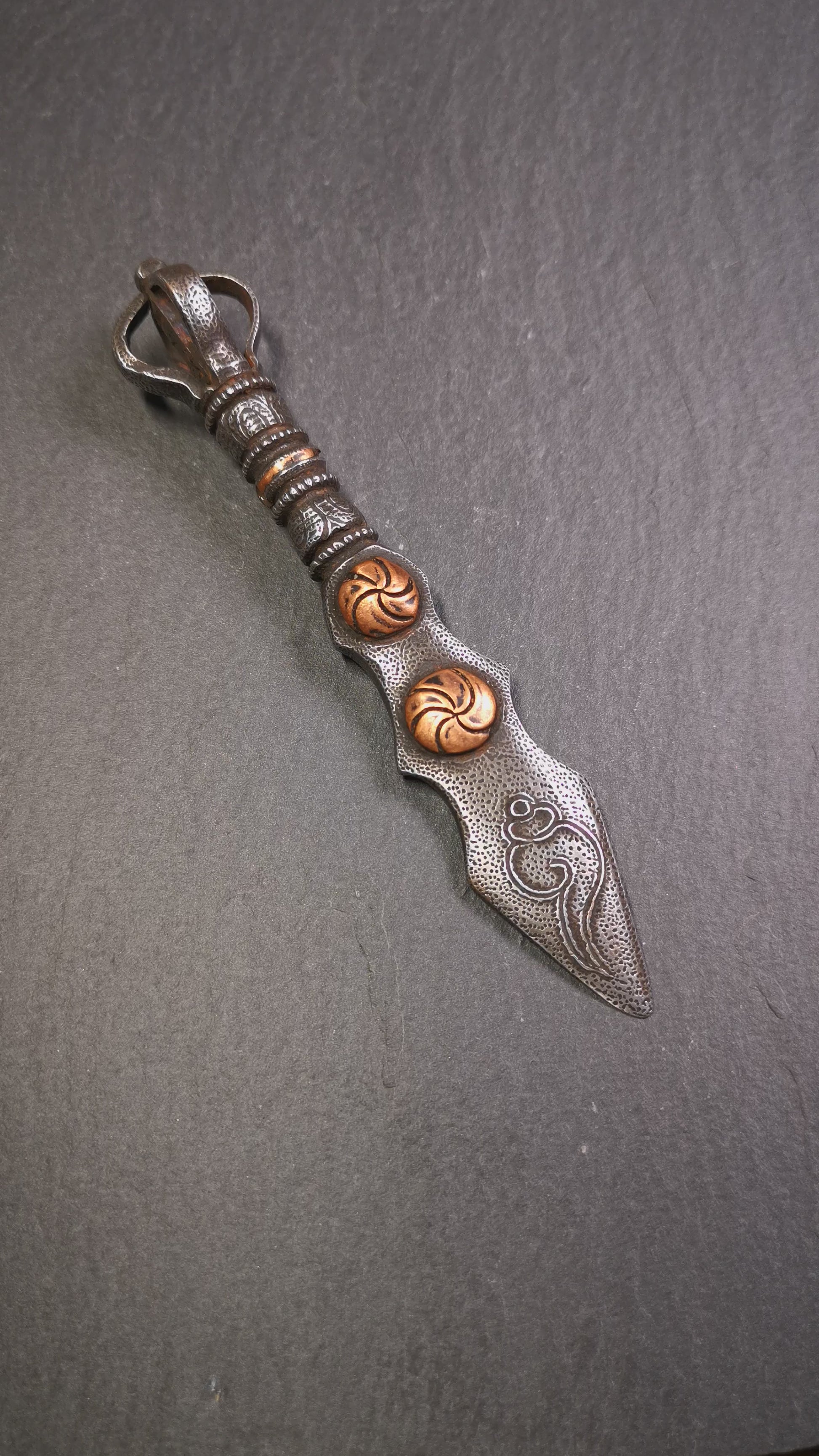 Tibetan Buddhist Ritual Implement - Phurba Manjusri Sword 5.1 " × 0.6"
