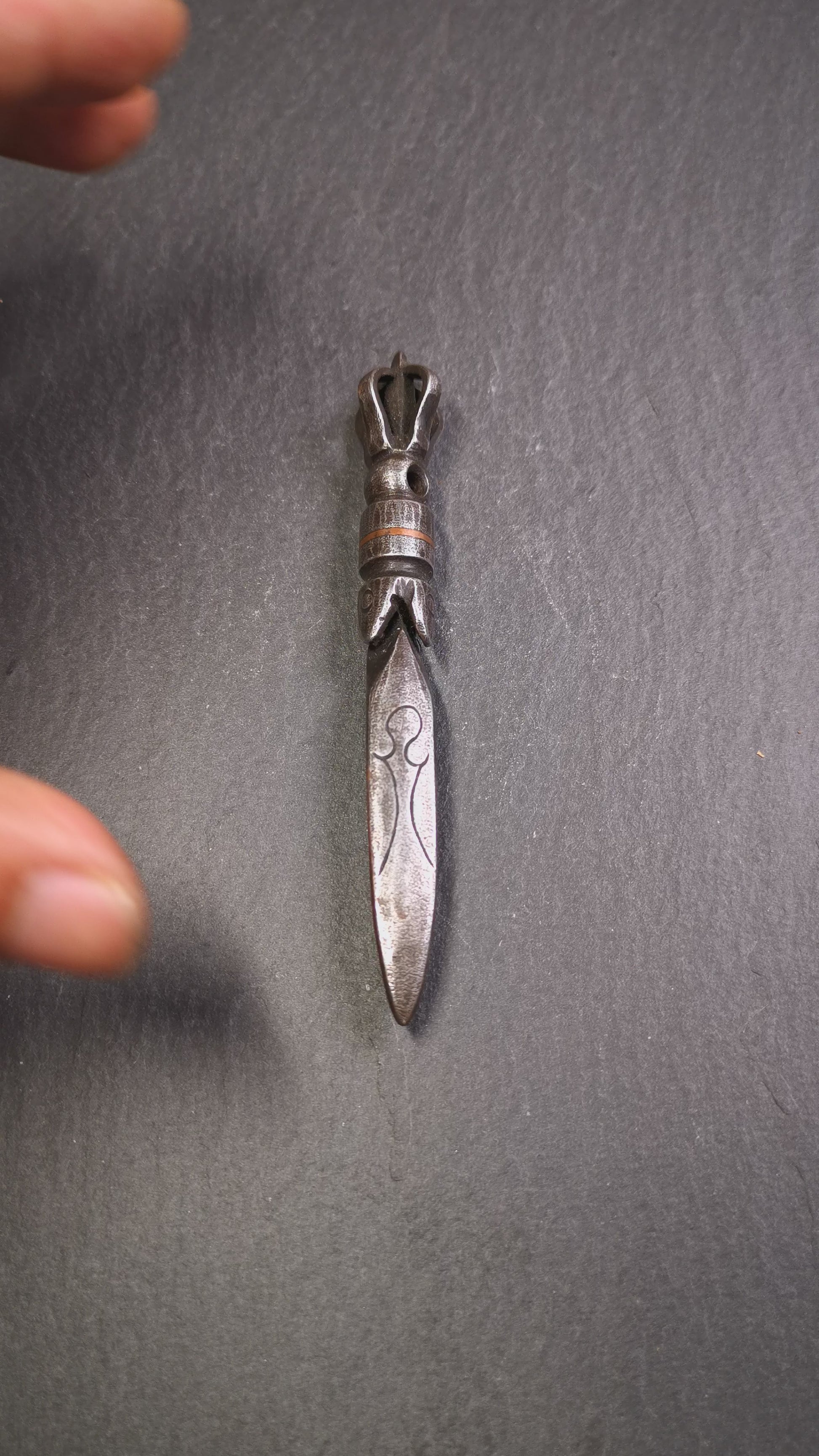Gandhanra Tibetan Buddhist Ritual Implement - Kila - Phurba - Phurpa