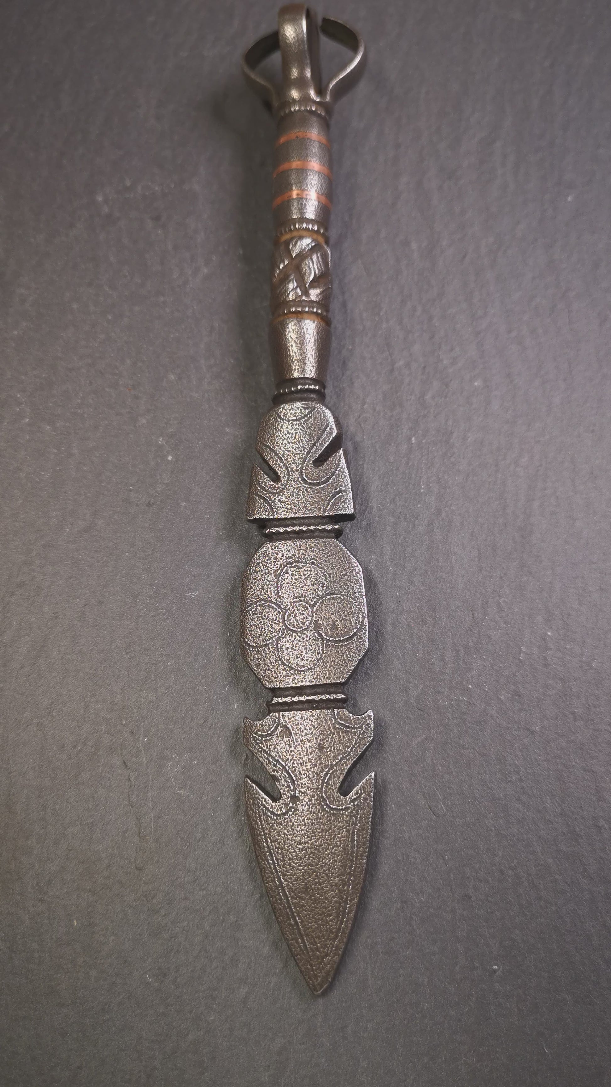 Gandhanra Tibetan Buddhist Ritual Implement - Phurba - Manjusri Sword