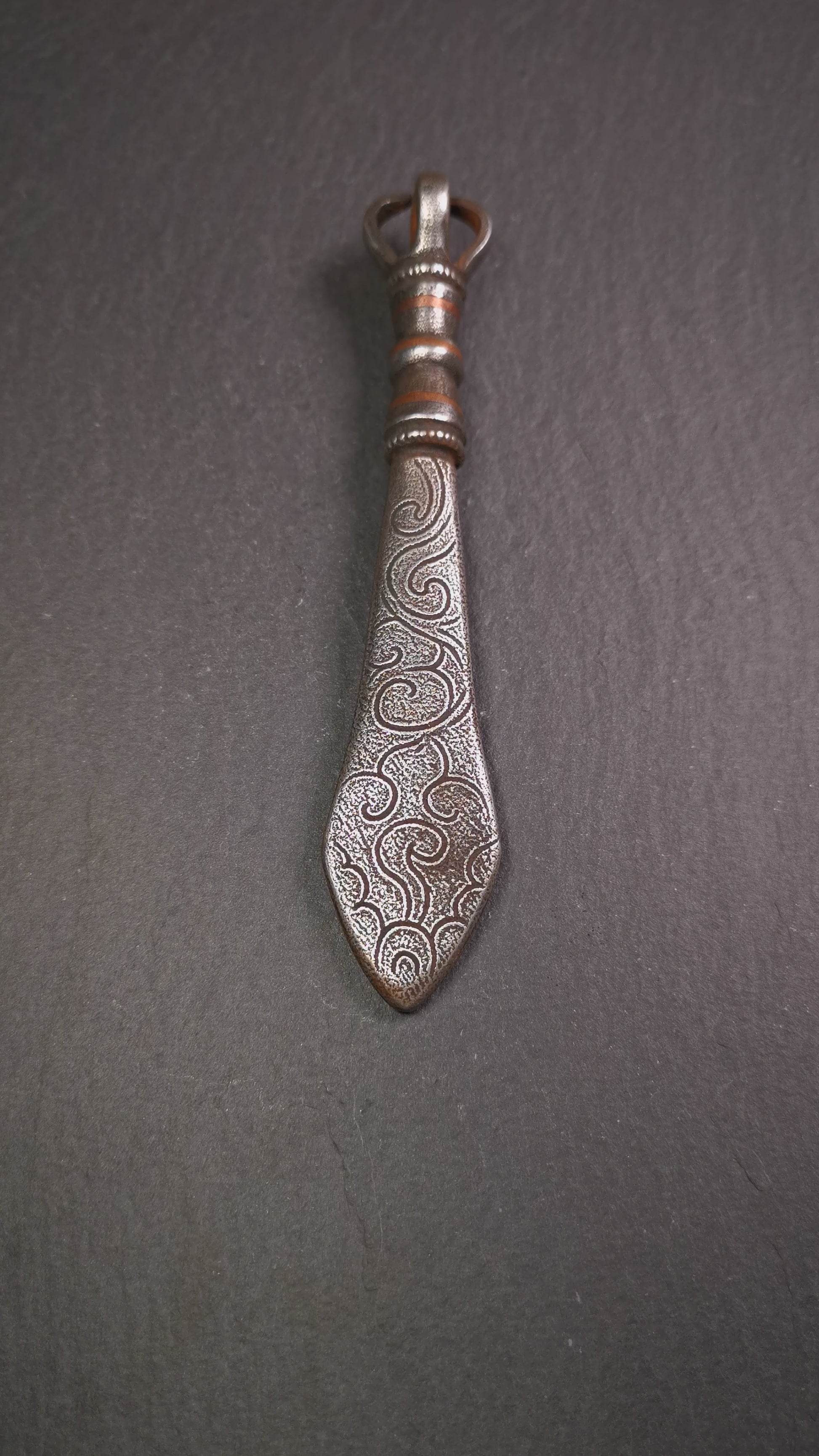 Tibetan Buddhist Ritual Implement Fire Vajra Sword of Manjushri