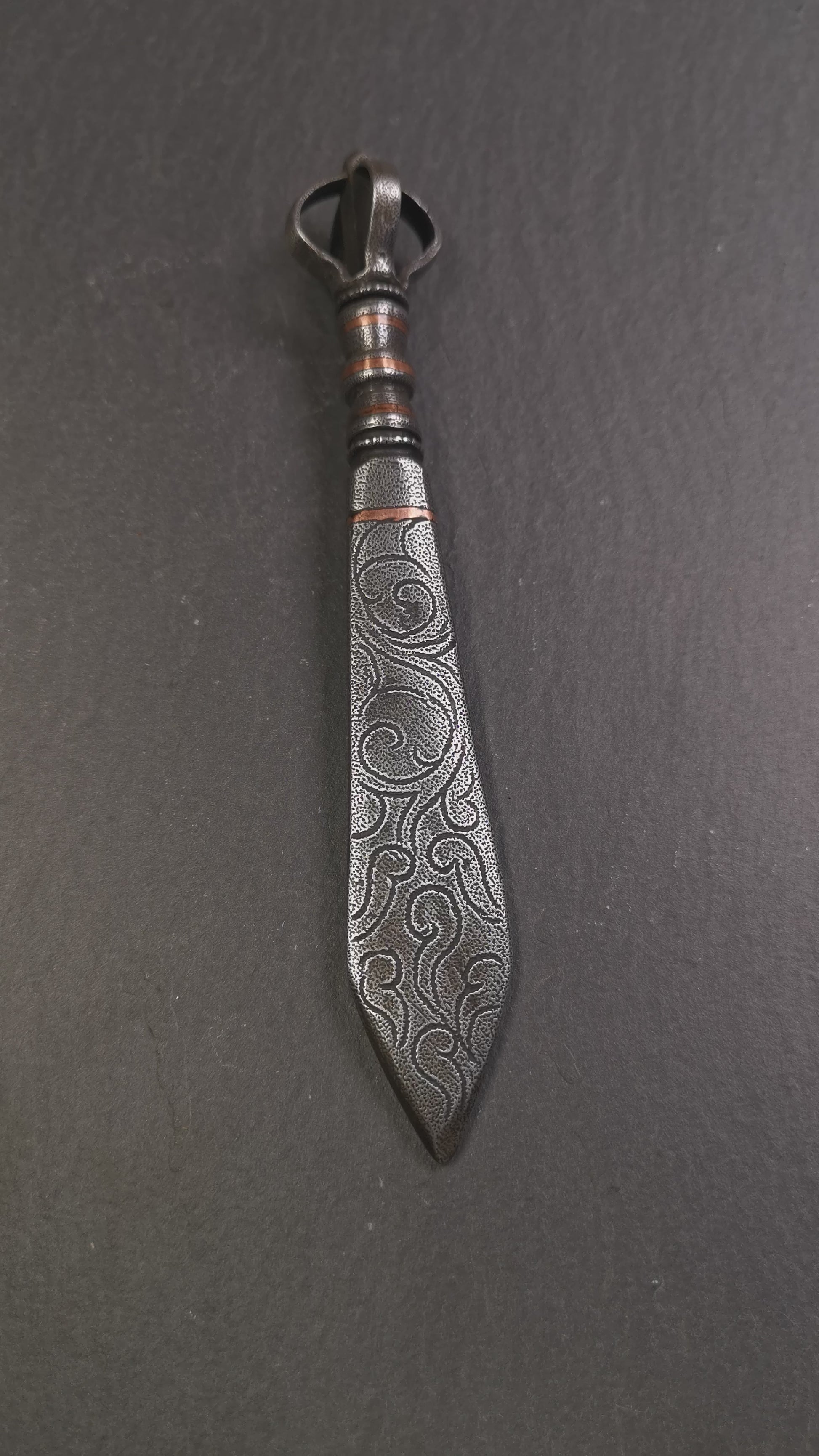 Tibetan Buddhist Ritual Implement Phurba Vajra Sword of Manjushri