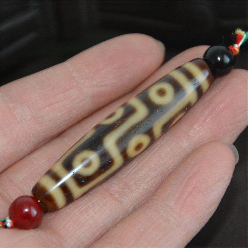 9 Eyes Dzi Bead - Gandhanra-ART