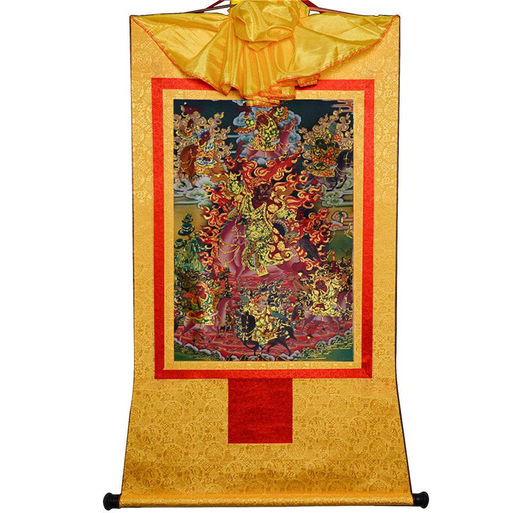 Tsiu Marpo-Dharma Protector - Gandhanra-ART