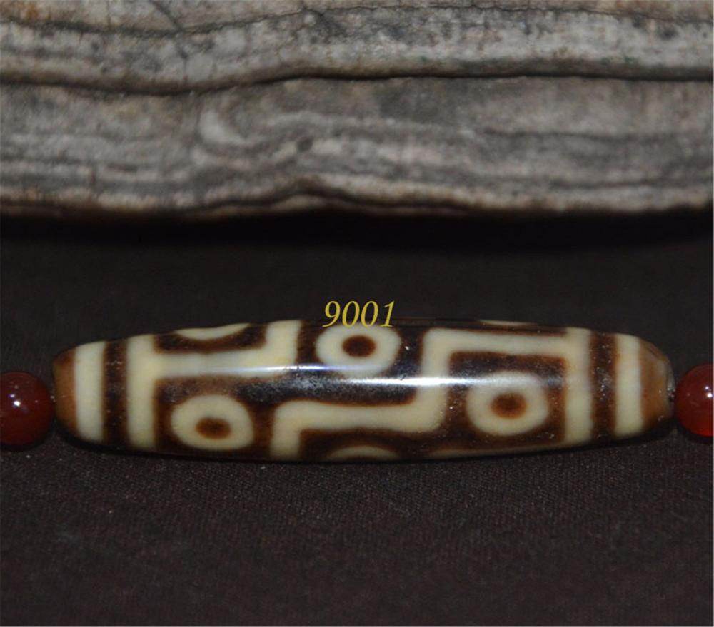 9 Eyes Dzi Bead - Gandhanra-ART