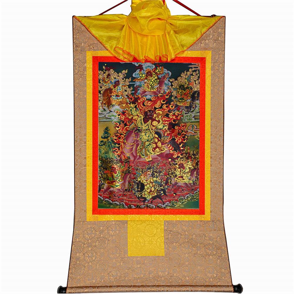 Tsiu Marpo-Dharma Protector - Gandhanra-ART