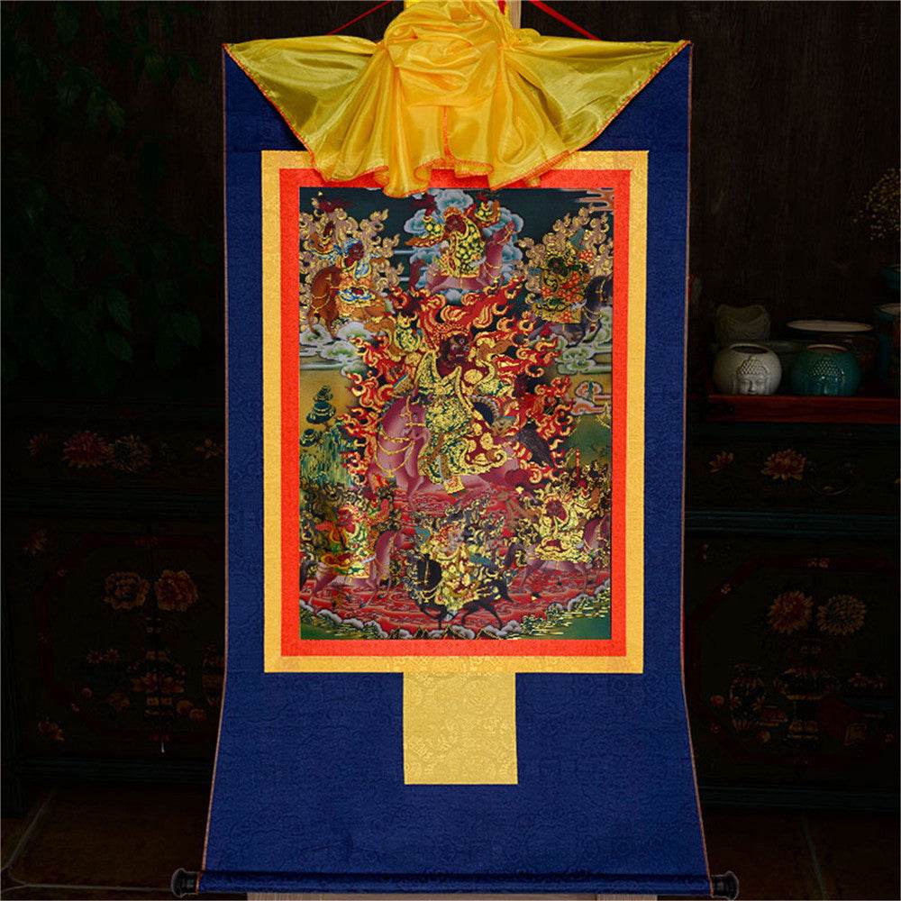 Tsiu Marpo-Dharma Protector - Gandhanra-ART