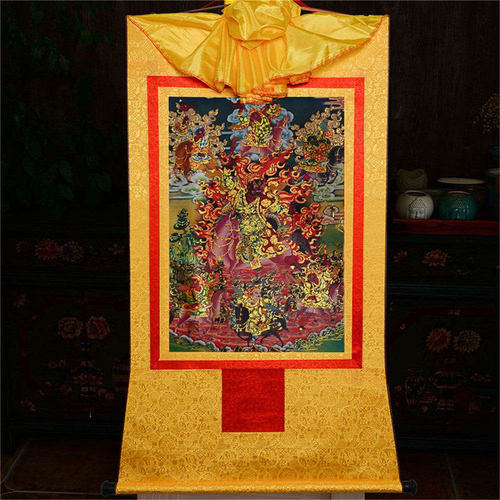 Tsiu Marpo-Dharma Protector - Gandhanra-ART