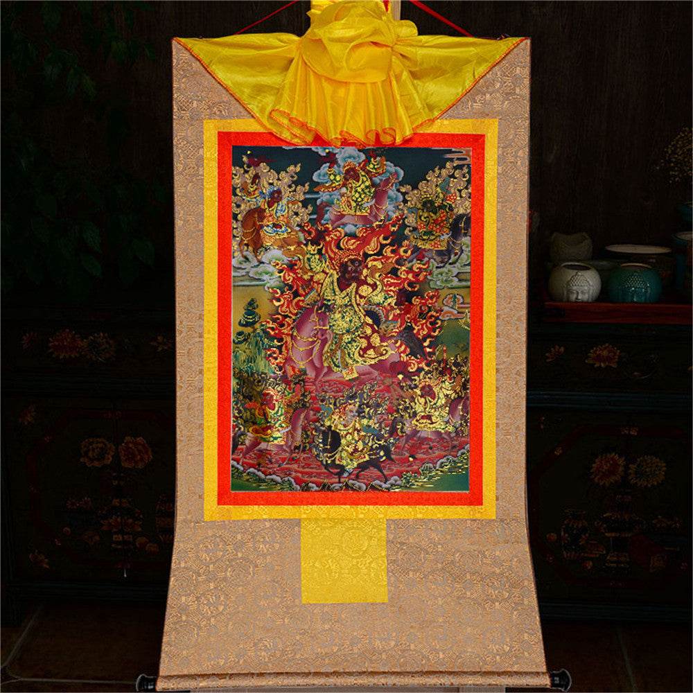 Tsiu Marpo-Dharma Protector - Gandhanra-ART