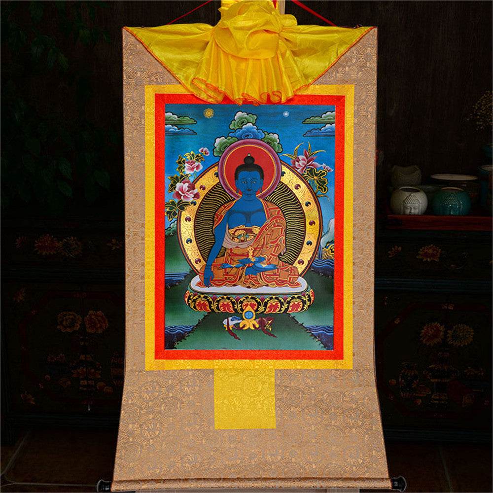Akshobhya-A Buddha before Bhaisajyaguru Medicine Buddha - Gandhanra-ART