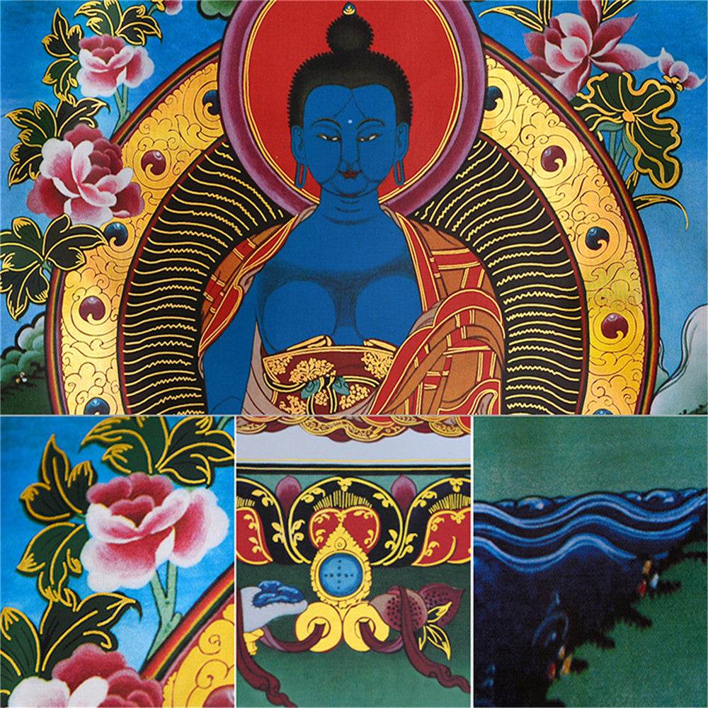 Akshobhya-A Buddha before Bhaisajyaguru Medicine Buddha - Gandhanra-ART