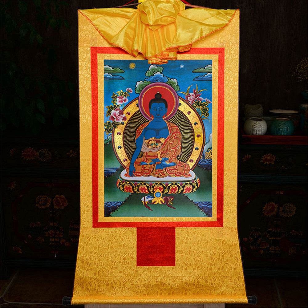 Akshobhya-A Buddha before Bhaisajyaguru Medicine Buddha - Gandhanra-ART